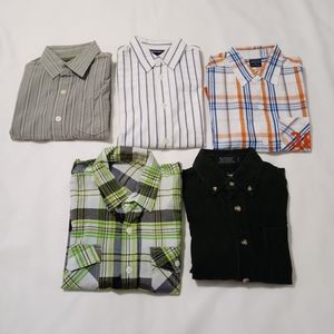 Boys button up  shirt bundle size 6